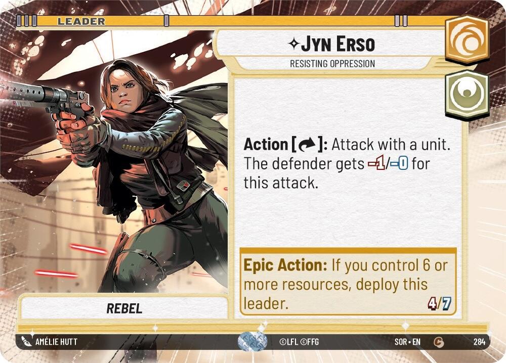 Jyn Erso - Resisting Oppression (Hyperspace) (284) [Spark of Rebellion] | Shuffle n Cut Hobbies & Games