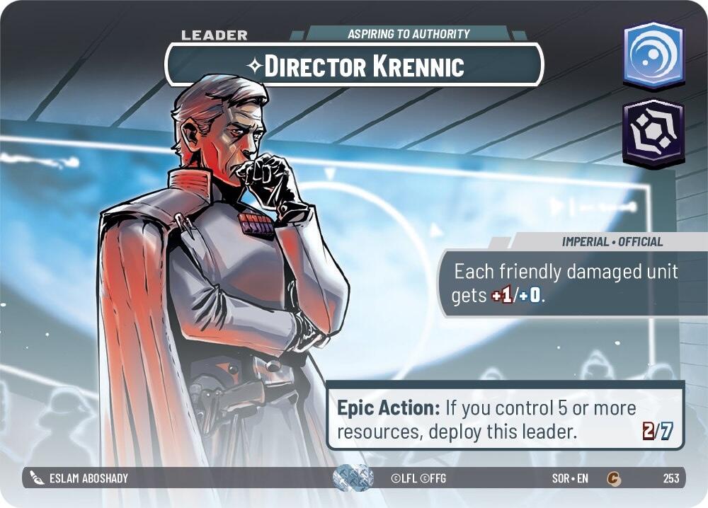 Director Krennic - Aspiring to Authority (Showcase) (253) [Spark of Rebellion] | Shuffle n Cut Hobbies & Games