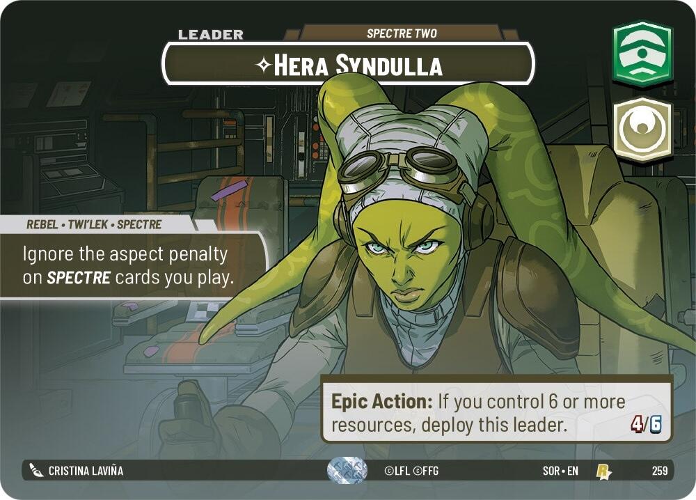 Hera Syndulla - Spectre Two (Showcase) (259) [Spark of Rebellion] | Shuffle n Cut Hobbies & Games