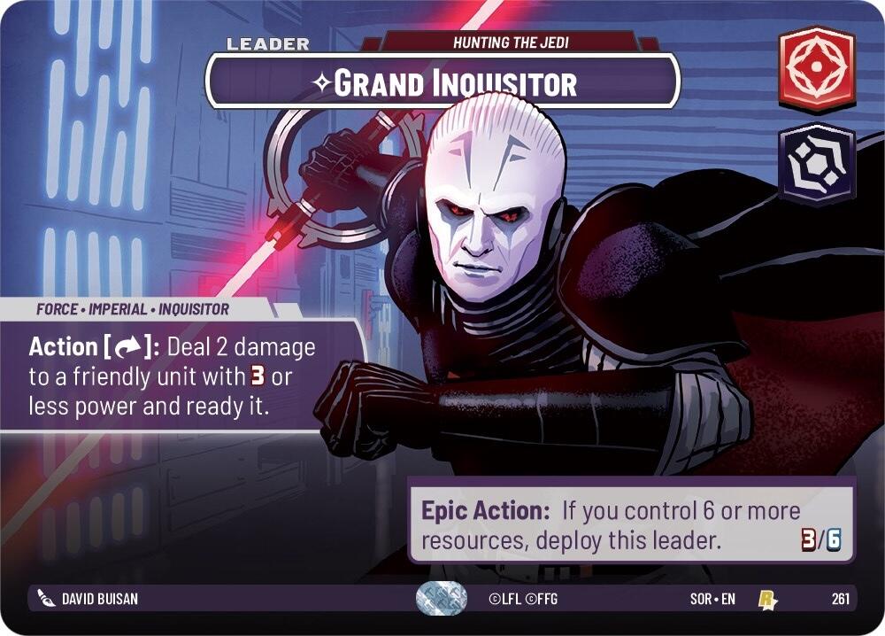 Grand Inquisitor - Hunting the Jedi (Showcase) (261) [Spark of Rebellion] | Shuffle n Cut Hobbies & Games