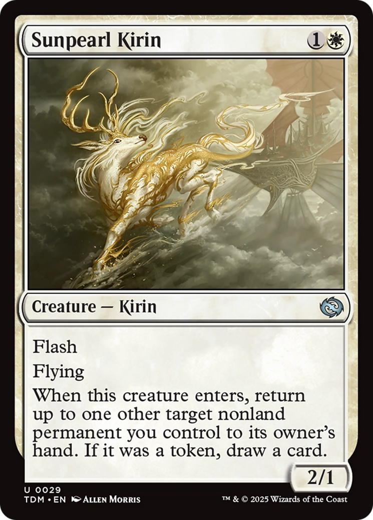 Sunpearl Kirin [Tarkir: Dragonstorm] | Shuffle n Cut Hobbies & Games