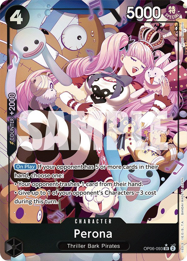 Perona (Alternate Art) [Wings of the Captain] | Shuffle n Cut Hobbies & Games