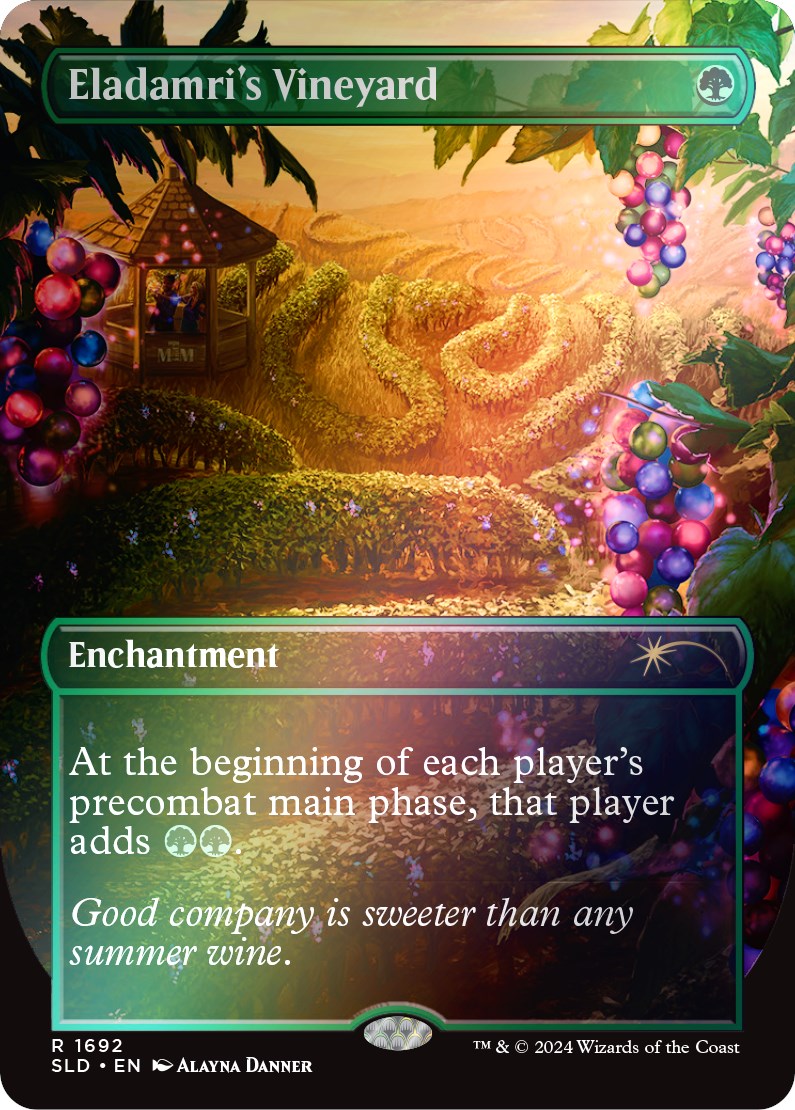 Eladamri's Vineyard (Rainbow Foil) [Secret Lair Drop Series] | Shuffle n Cut Hobbies & Games