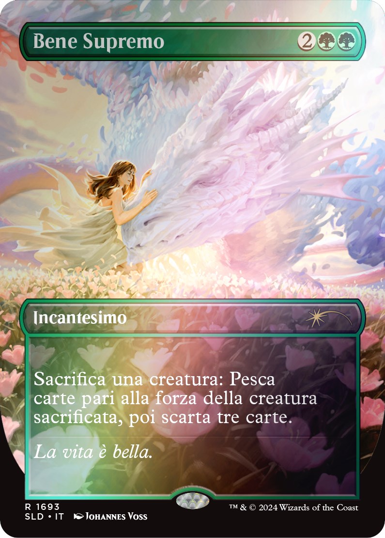 Greater Good (Italian) - "Bene Supremo" (Rainbow Foil) [Secret Lair Drop Series] | Shuffle n Cut Hobbies & Games