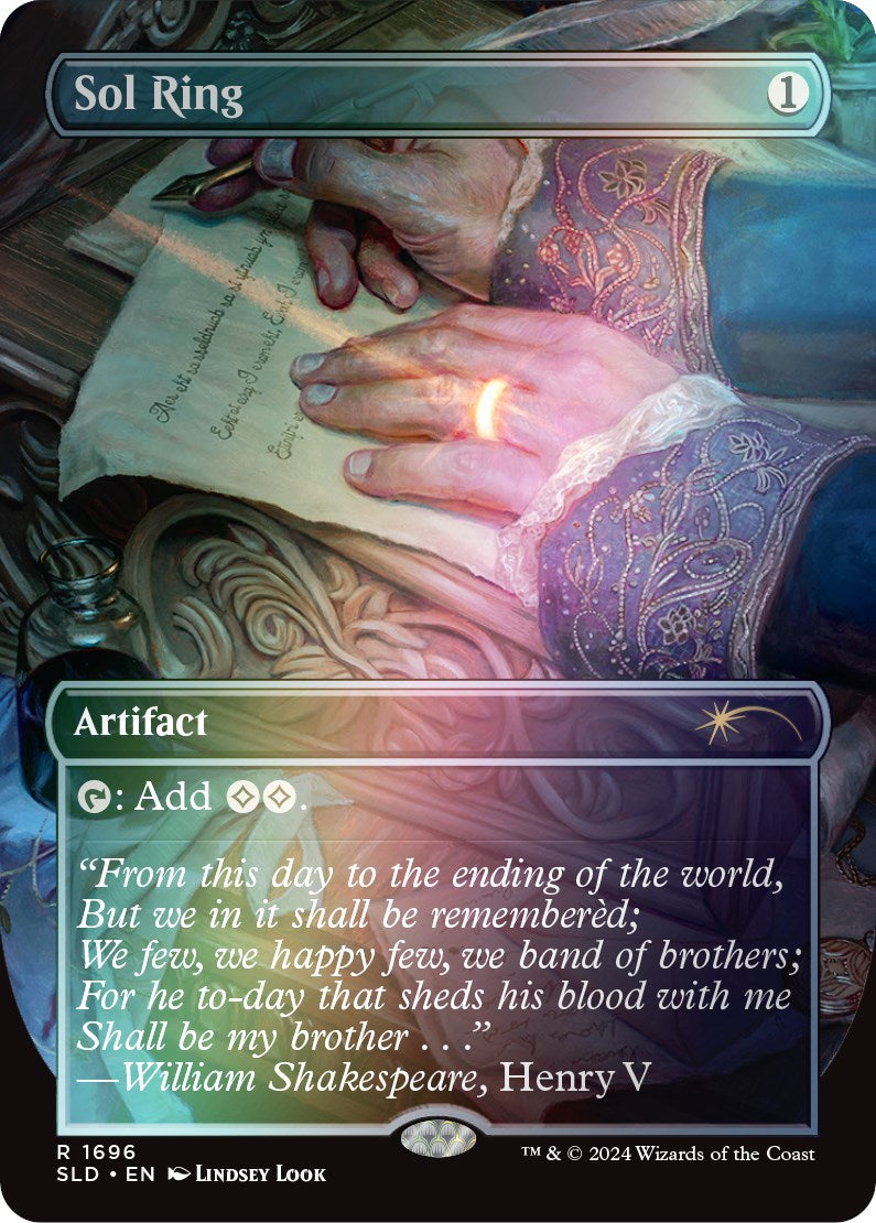 Sol Ring (1696) (Rainbow Foil) [Secret Lair: Sheldon's Spellbook] | Shuffle n Cut Hobbies & Games