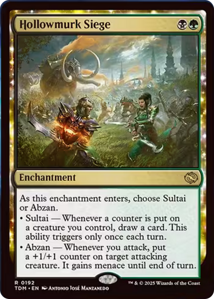Hollowmurk Siege (Borderless) [Tarkir: Dragonstorm] | Shuffle n Cut Hobbies & Games