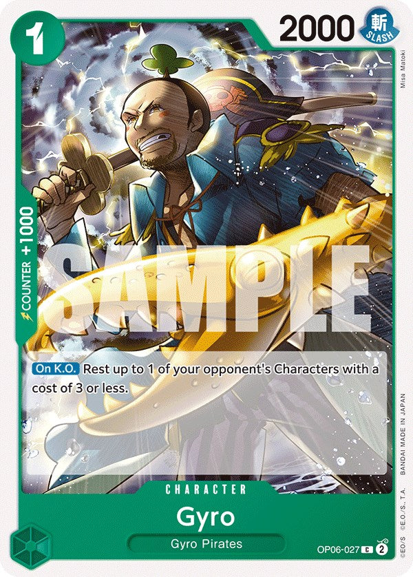 Gyro [Wings of the Captain] | Shuffle n Cut Hobbies & Games