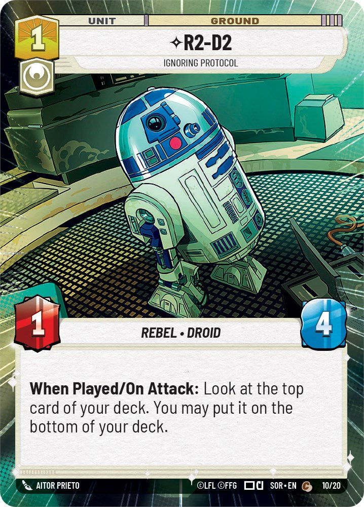 R2-D2 - Ignoring Protocol (Hyperspace) (10/20) [Spark of Rebellion: Weekly Play] | Shuffle n Cut Hobbies & Games