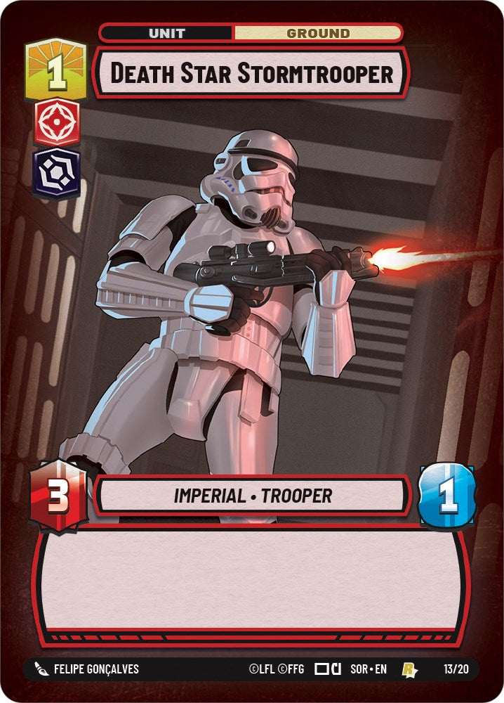 Death Star Stormtrooper (13/20) [Spark of Rebellion: Weekly Play] | Shuffle n Cut Hobbies & Games
