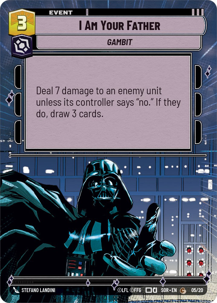 I Am Your Father (Hyperspace) (5/20) [Spark of Rebellion: Weekly Play] | Shuffle n Cut Hobbies & Games