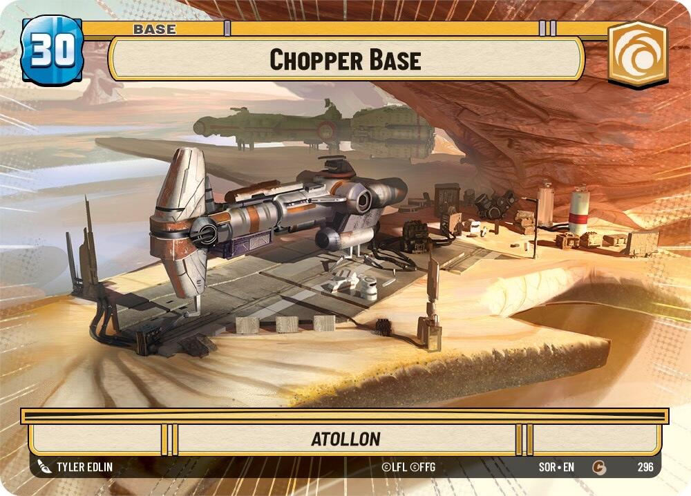 Chopper Base // Experience (Hyperspace) (296 // T03) [Spark of Rebellion] | Shuffle n Cut Hobbies & Games