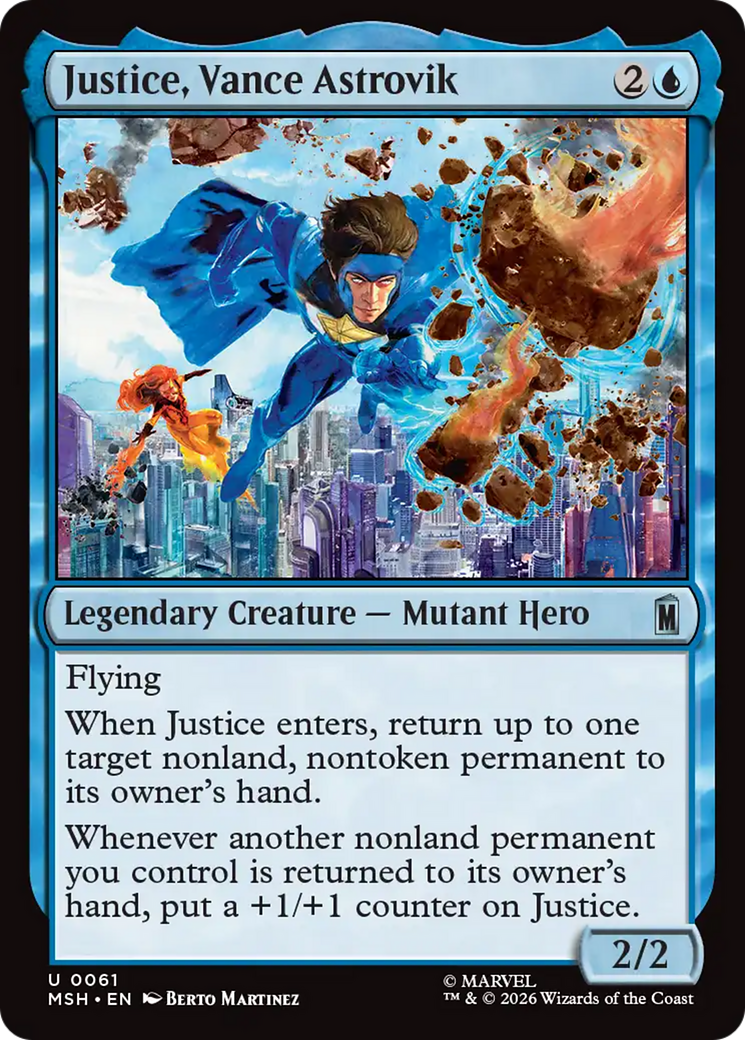 Justice, Vance Astrovik [Marvel Super Heroes] | Shuffle n Cut Hobbies & Games
