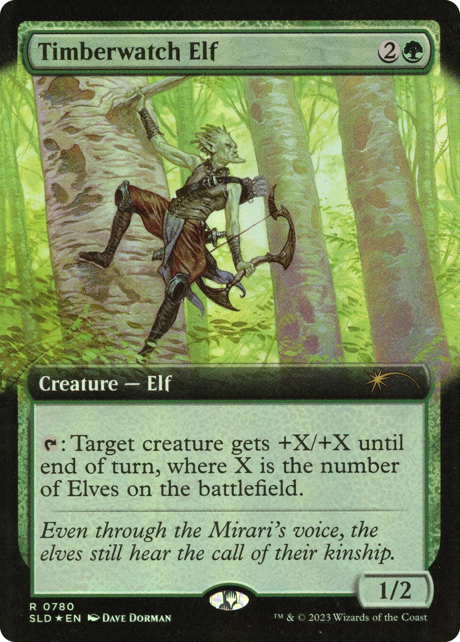 Timberwatch Elf (Extended Art) [Secret Lair Drop Series] | Shuffle n Cut Hobbies & Games