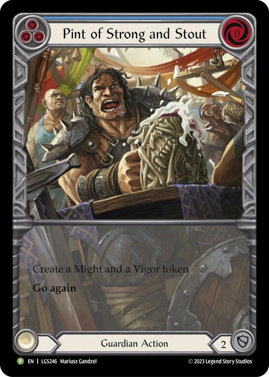 Pint of Strong and Stout [LGS246] (Promo)  Rainbow Foil | Shuffle n Cut Hobbies & Games