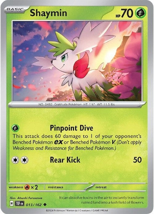 Shaymin (013/162) [Scarlet & Violet: Temporal Forces] | Shuffle n Cut Hobbies & Games