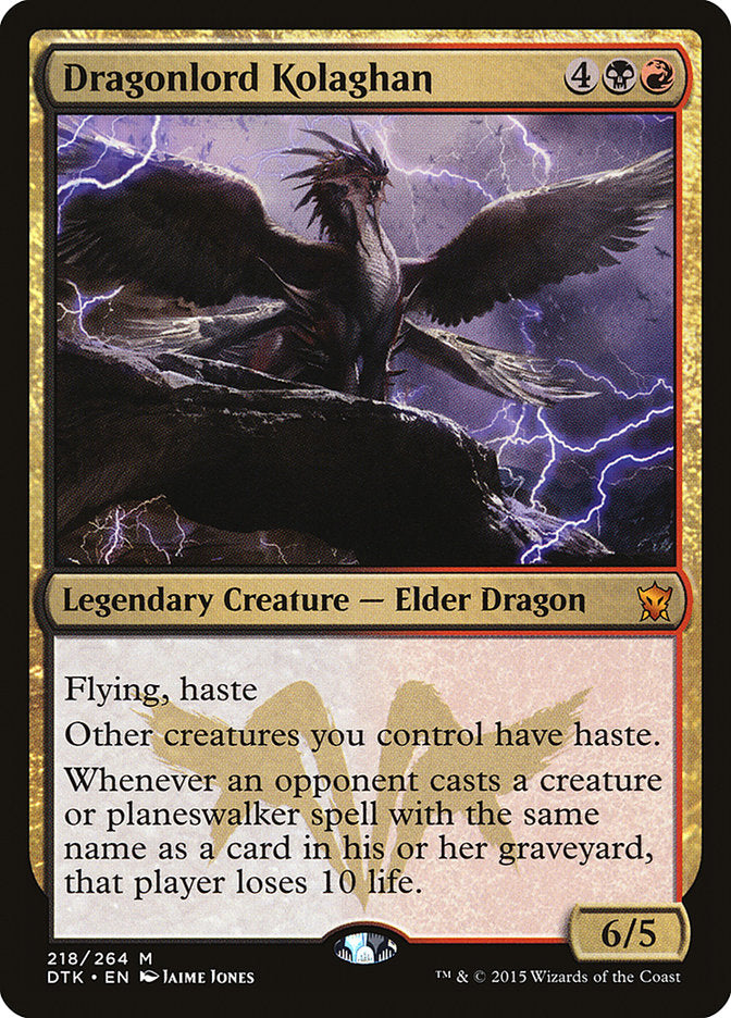 Dragonlord Kolaghan [Dragons of Tarkir] | Shuffle n Cut Hobbies & Games