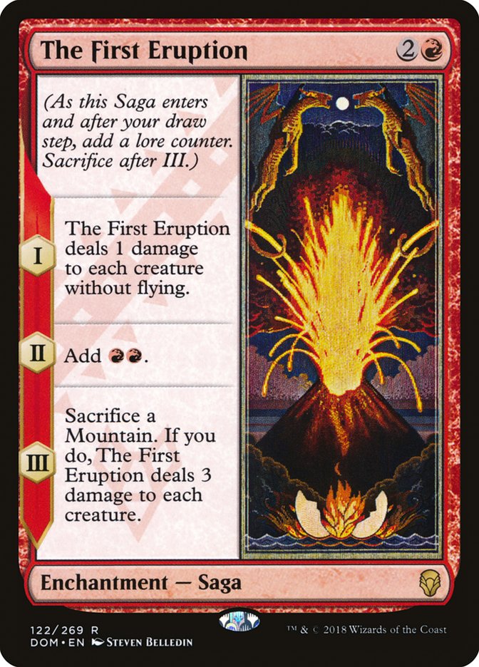 The First Eruption [Dominaria] | Shuffle n Cut Hobbies & Games