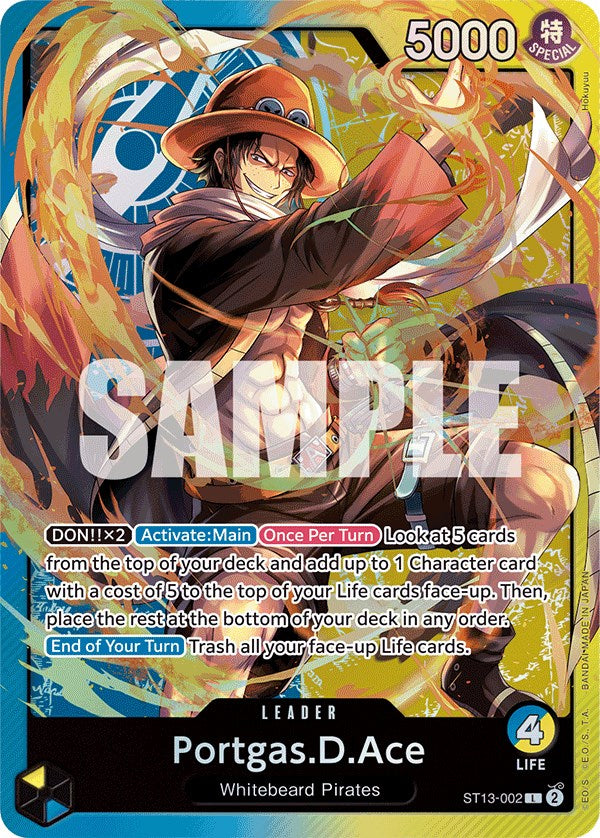 Portgas.D.Ace [Ultra Deck: The Three Brothers] | Shuffle n Cut Hobbies & Games