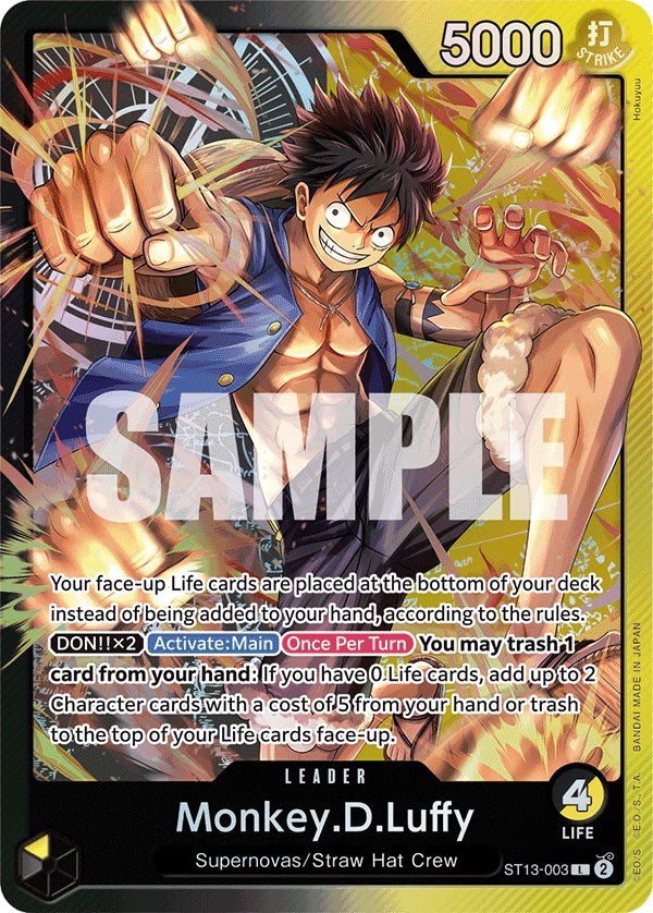 Monkey.D.Luffy [Ultra Deck: The Three Brothers] | Shuffle n Cut Hobbies & Games