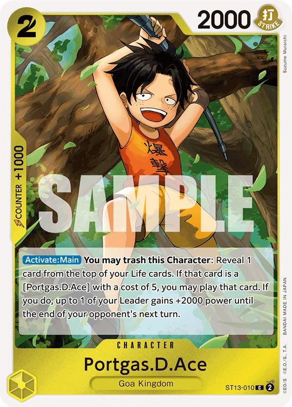 Portgas.D.Ace [Ultra Deck: The Three Brothers] | Shuffle n Cut Hobbies & Games