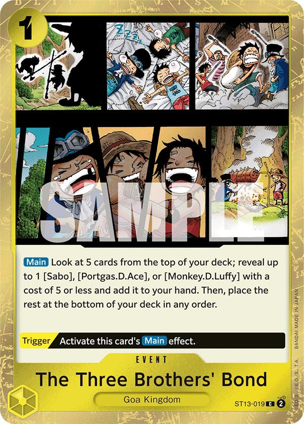 The Three Brothers' Bond [Ultra Deck: The Three Brothers] | Shuffle n Cut Hobbies & Games