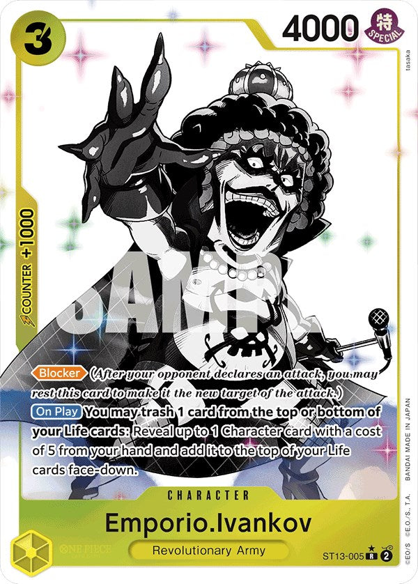 Emporio.Ivankov (Parallel) [Ultra Deck: The Three Brothers] | Shuffle n Cut Hobbies & Games