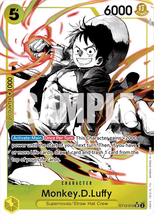 Monkey.D.Luffy (Parallel) [Ultra Deck: The Three Brothers] | Shuffle n Cut Hobbies & Games