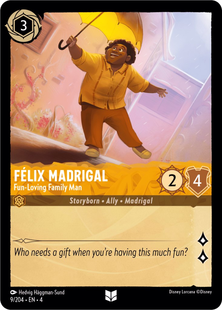 Felix Madrigal - Fun-Loving Family Man (9/204) [Ursula's Return] | Shuffle n Cut Hobbies & Games