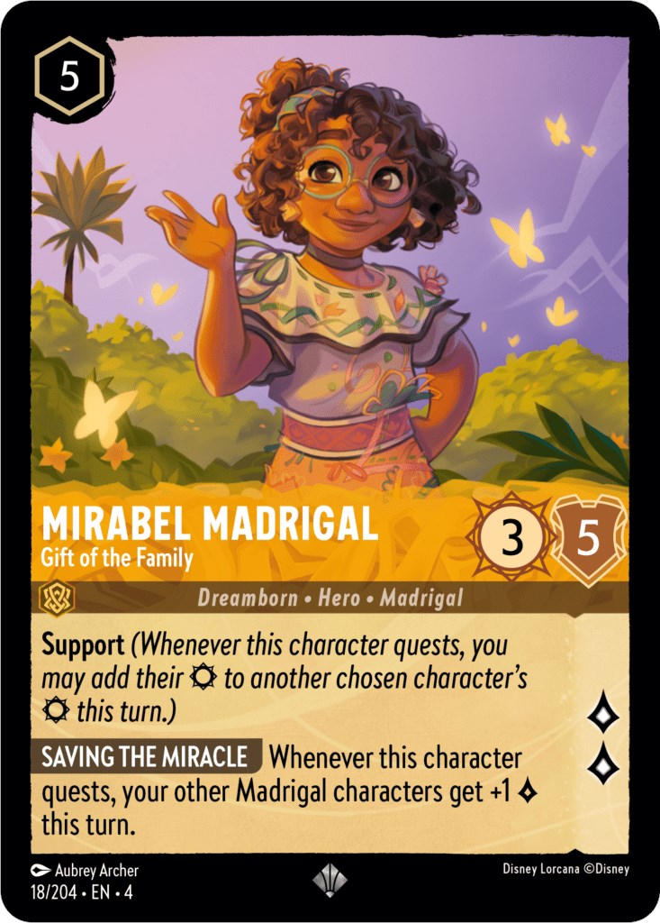 Mirabel Madrigal - Gift of the Family (18/204) [Ursula's Return] | Shuffle n Cut Hobbies & Games