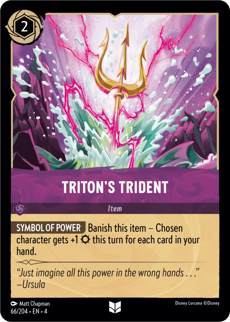 Triton's Trident (66/204) [Ursula's Return] | Shuffle n Cut Hobbies & Games