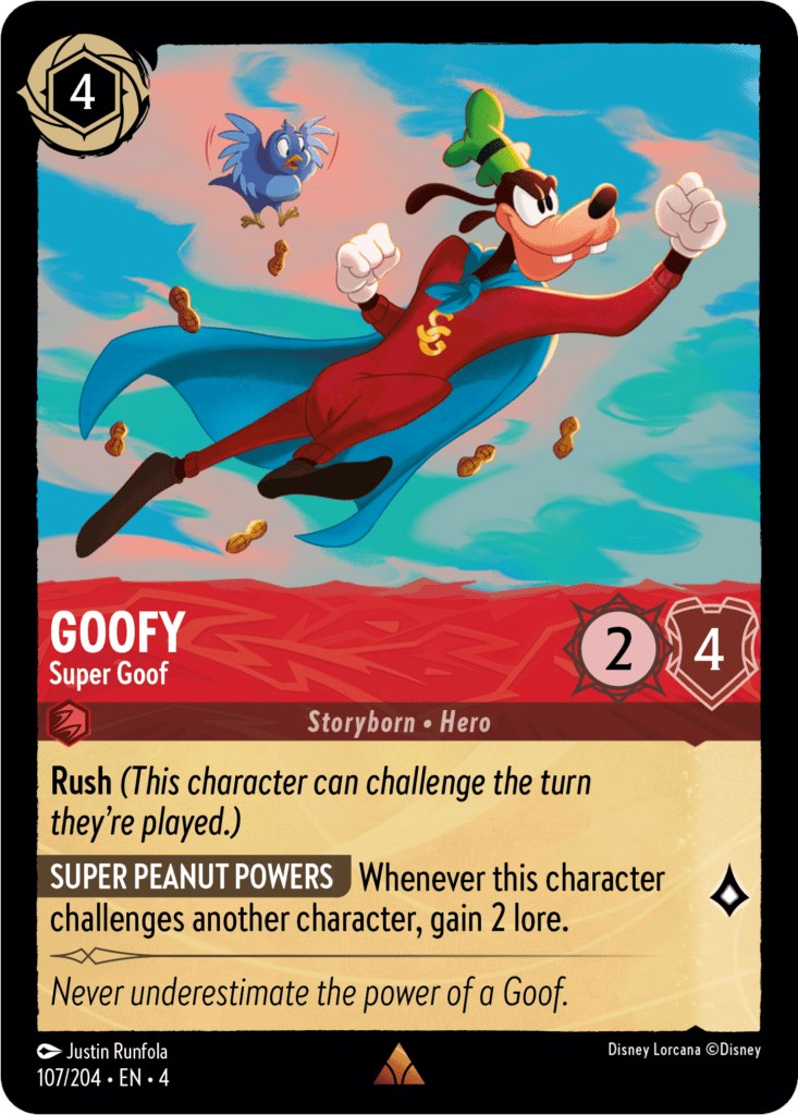 Goofy - Super Goof (107/204) [Ursula's Return] | Shuffle n Cut Hobbies & Games
