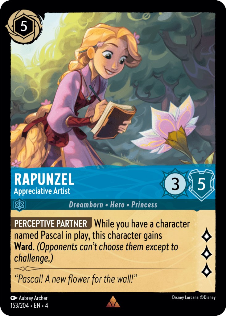 Rapunzel - Appreciative Artist (153/204) [Ursula's Return] | Shuffle n Cut Hobbies & Games