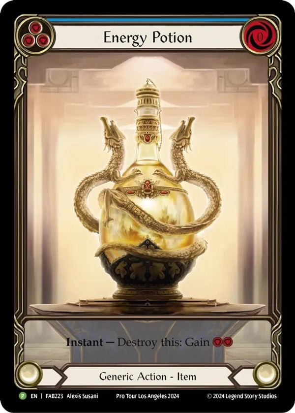 Energy Potion [FAB223] (Promo)  Cold Foil | Shuffle n Cut Hobbies & Games