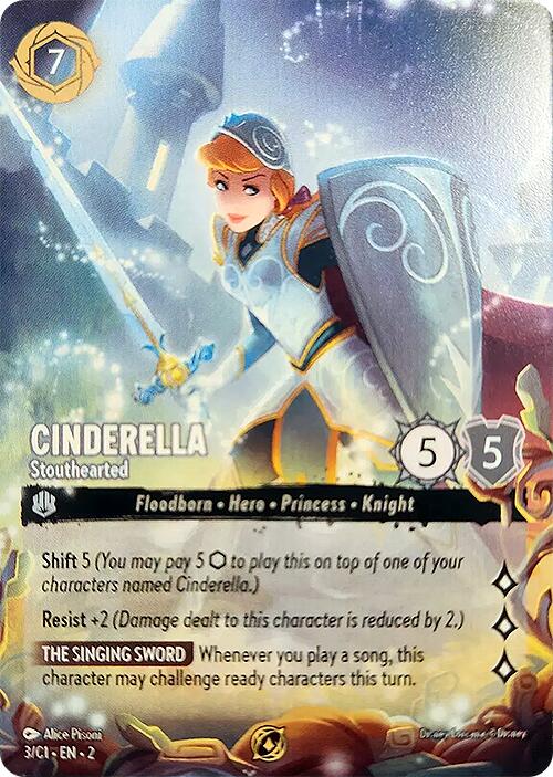 Cinderella - Stouthearted (3) [Promo Cards] | Shuffle n Cut Hobbies & Games