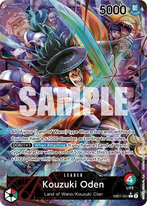 Kouzuki Oden (Alternate Art) [Extra Booster: Memorial Collection] | Shuffle n Cut Hobbies & Games