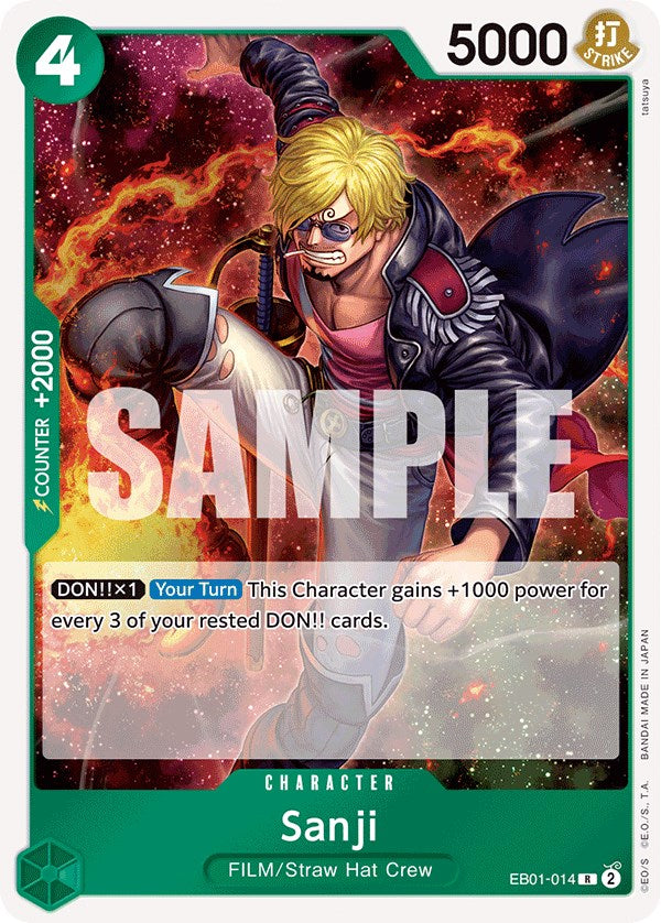 Sanji [Extra Booster: Memorial Collection] | Shuffle n Cut Hobbies & Games