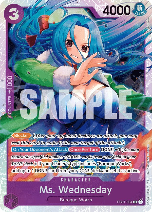 Ms. Wednesday [Extra Booster: Memorial Collection] | Shuffle n Cut Hobbies & Games
