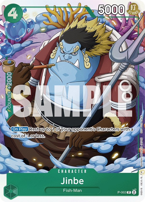 Jinbe (Event Pack Vol. 4) [One Piece Promotion Cards] | Shuffle n Cut Hobbies & Games