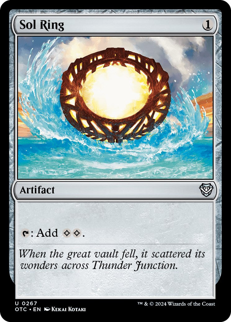 Sol Ring [Outlaws of Thunder Junction Commander] | Shuffle n Cut Hobbies & Games
