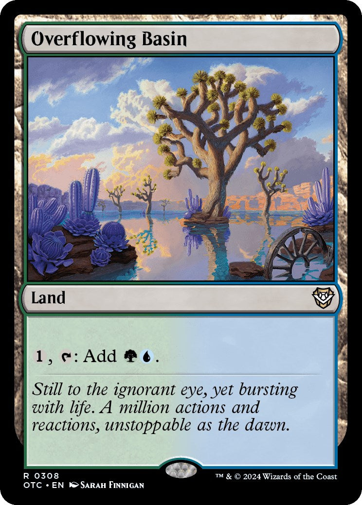 Overflowing Basin [Outlaws of Thunder Junction Commander] | Shuffle n Cut Hobbies & Games