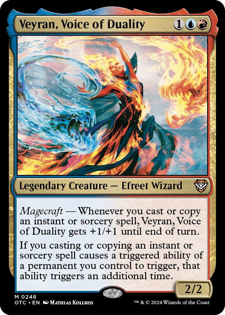 Veyran, Voice of Duality [Outlaws of Thunder Junction Commander] | Shuffle n Cut Hobbies & Games