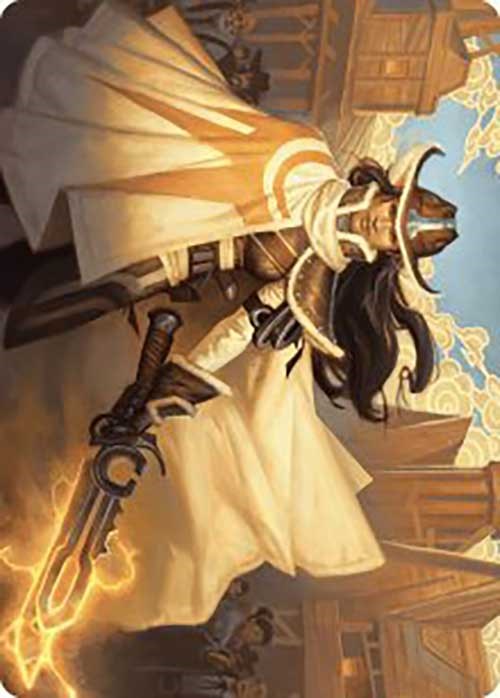 Omenport Vigilante Art Card [Outlaws of Thunder Junction Art Series] | Shuffle n Cut Hobbies & Games