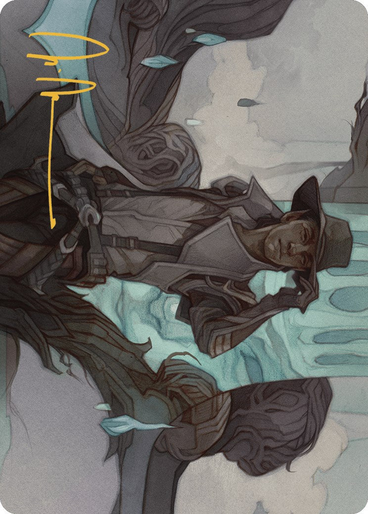 Kellan Joins Up Art Card (Gold-Stamped Signature) [Outlaws of Thunder Junction Art Series] | Shuffle n Cut Hobbies & Games