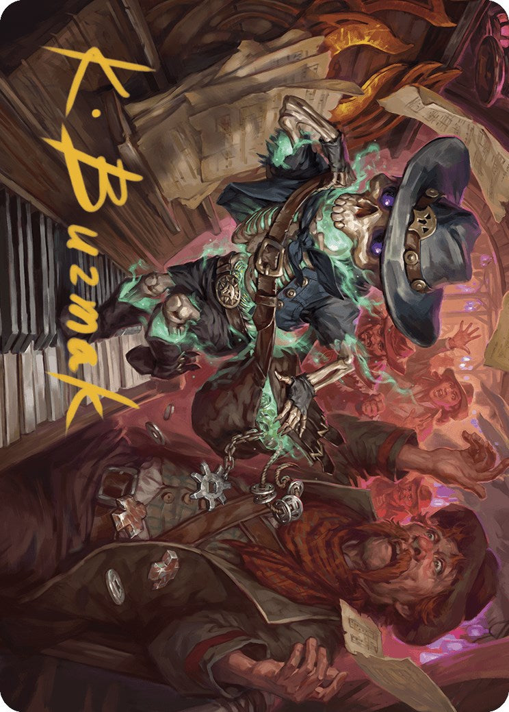 Tinybones, the Pickpocket Art Card (Gold-Stamped Signature) [Outlaws of Thunder Junction Art Series] | Shuffle n Cut Hobbies & Games