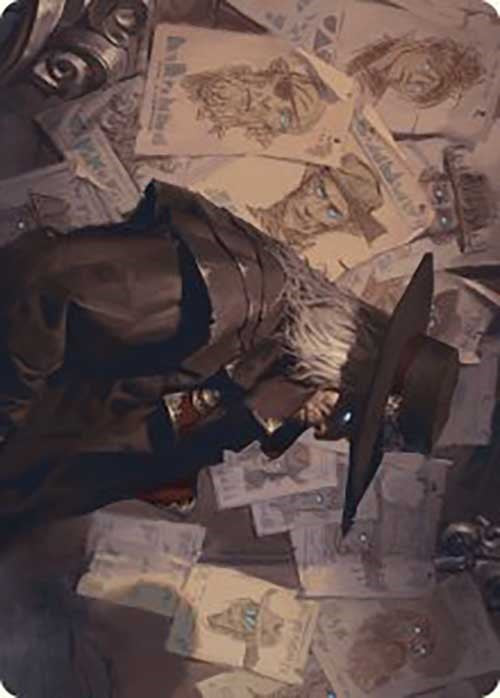 Lazav, Familiar Stranger Art Card [Outlaws of Thunder Junction Art Series] | Shuffle n Cut Hobbies & Games
