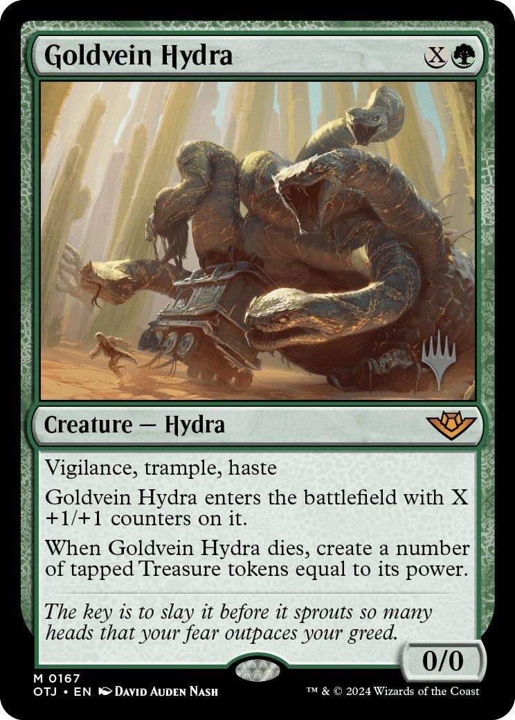 Goldvein Hydra (Promo Pack) [Outlaws of Thunder Junction Promos] | Shuffle n Cut Hobbies & Games