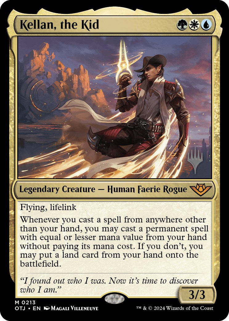 Kellan, the Kid (Promo Pack) [Outlaws of Thunder Junction Promos] | Shuffle n Cut Hobbies & Games