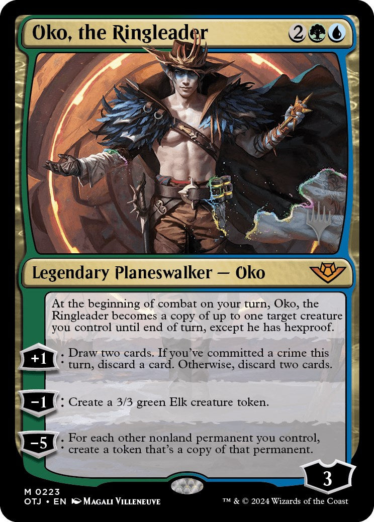 Oko, the Ringleader (Promo Pack) [Outlaws of Thunder Junction Promos] | Shuffle n Cut Hobbies & Games