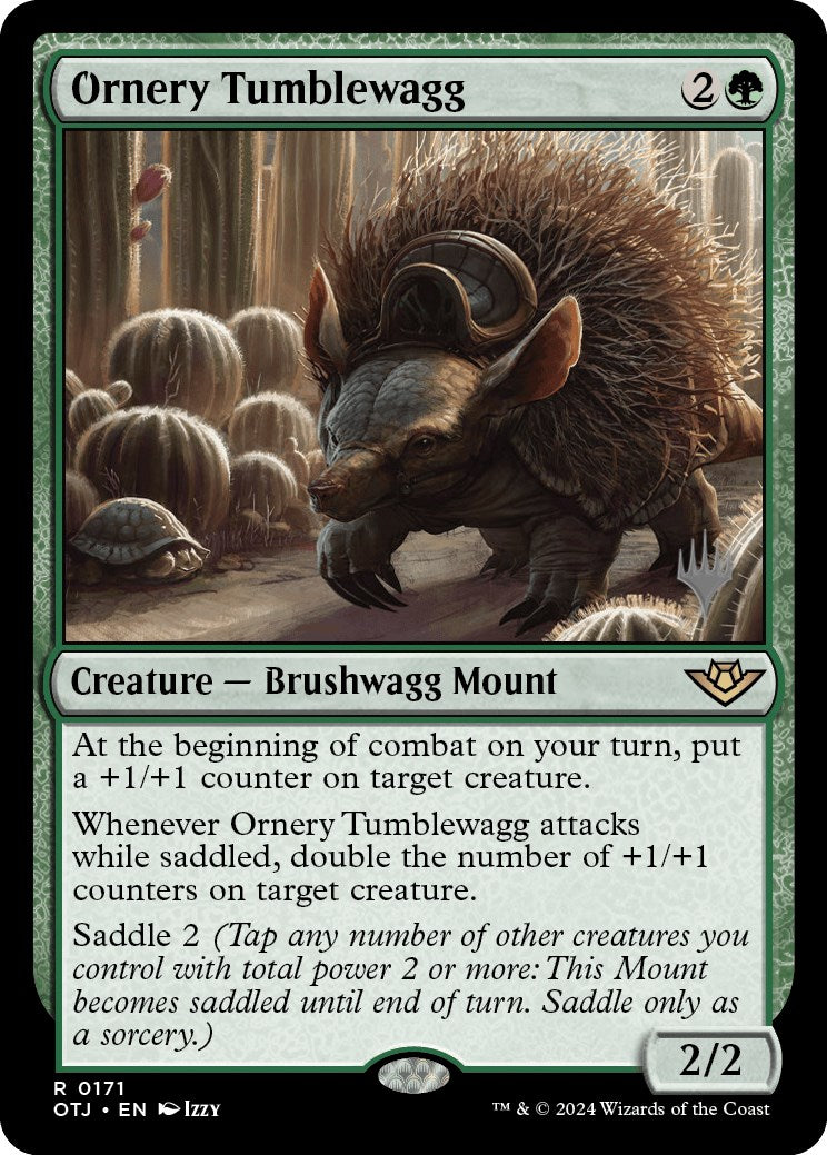 Ornery Tumblewagg (Promo Pack) [Outlaws of Thunder Junction Promos] | Shuffle n Cut Hobbies & Games