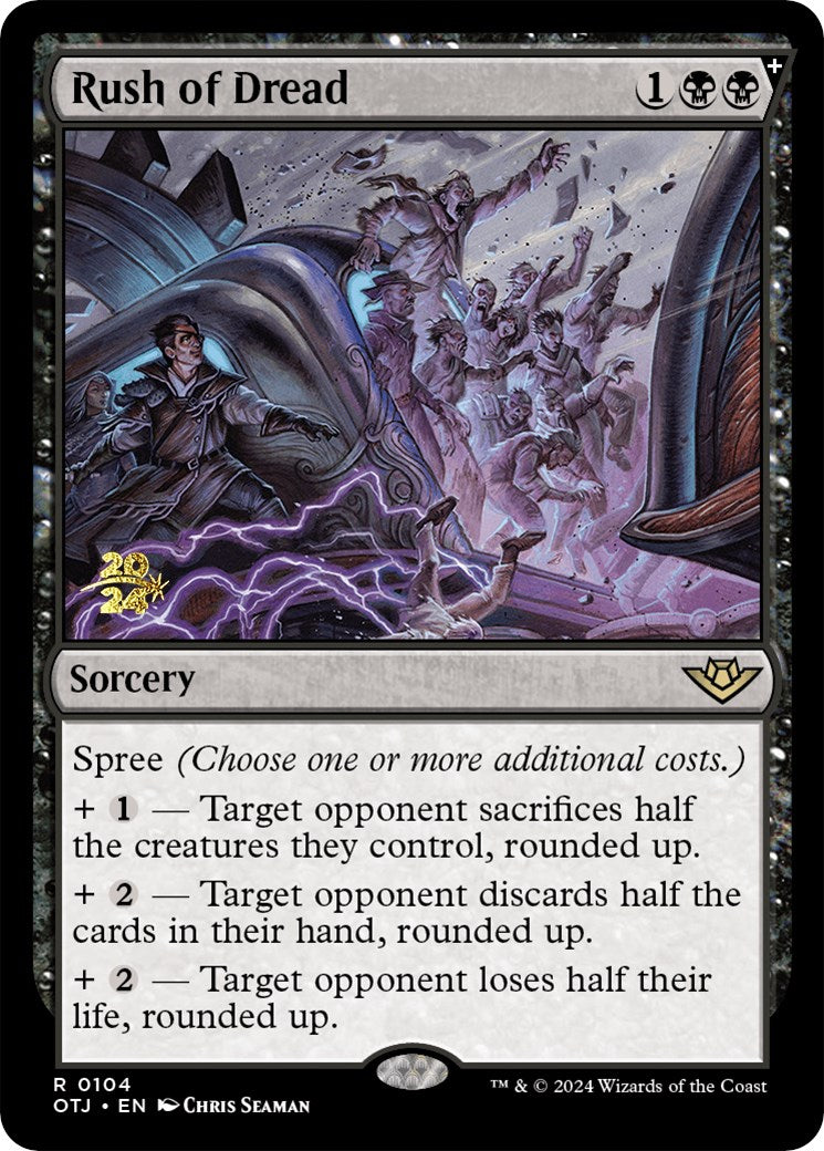 Rush of Dread [Outlaws of Thunder Junction Prerelease Promos] | Shuffle n Cut Hobbies & Games